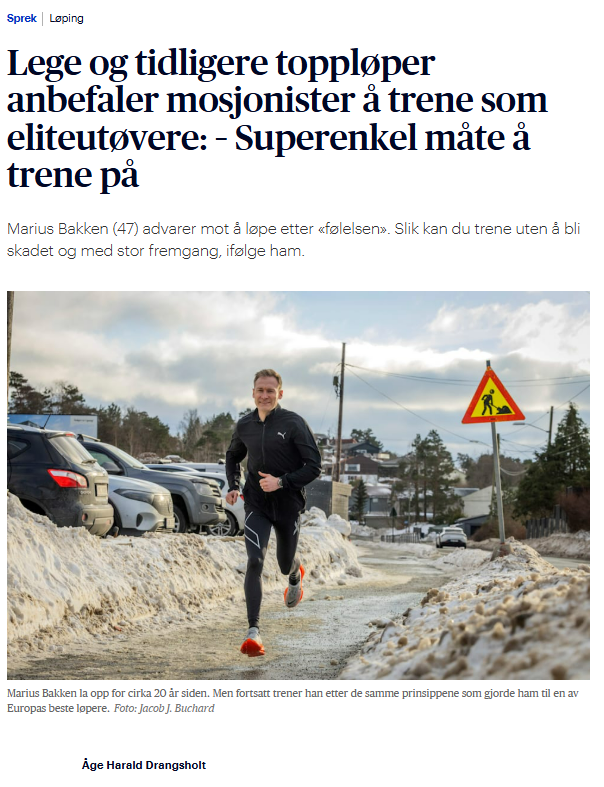 LØPING! av Marius Bakken 2 Marius Bakken AftenpostenSprek